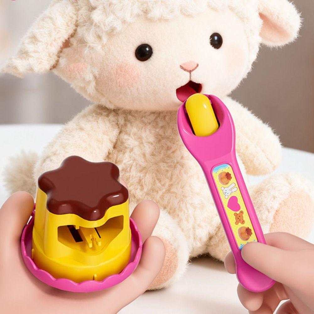 6pcs/set Pretend Play Lunch Box Pudding Toy Simulation Model Play House Toys  Birthday Gift