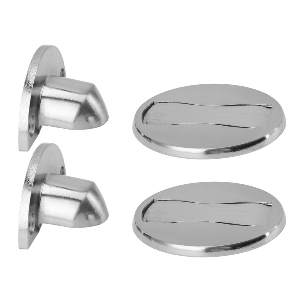 2 шт. напольный дверной стопор из цинкового сплава, устойчивый к ржавчине, сильный магнит, простой магнитный дверной стопор для спальни