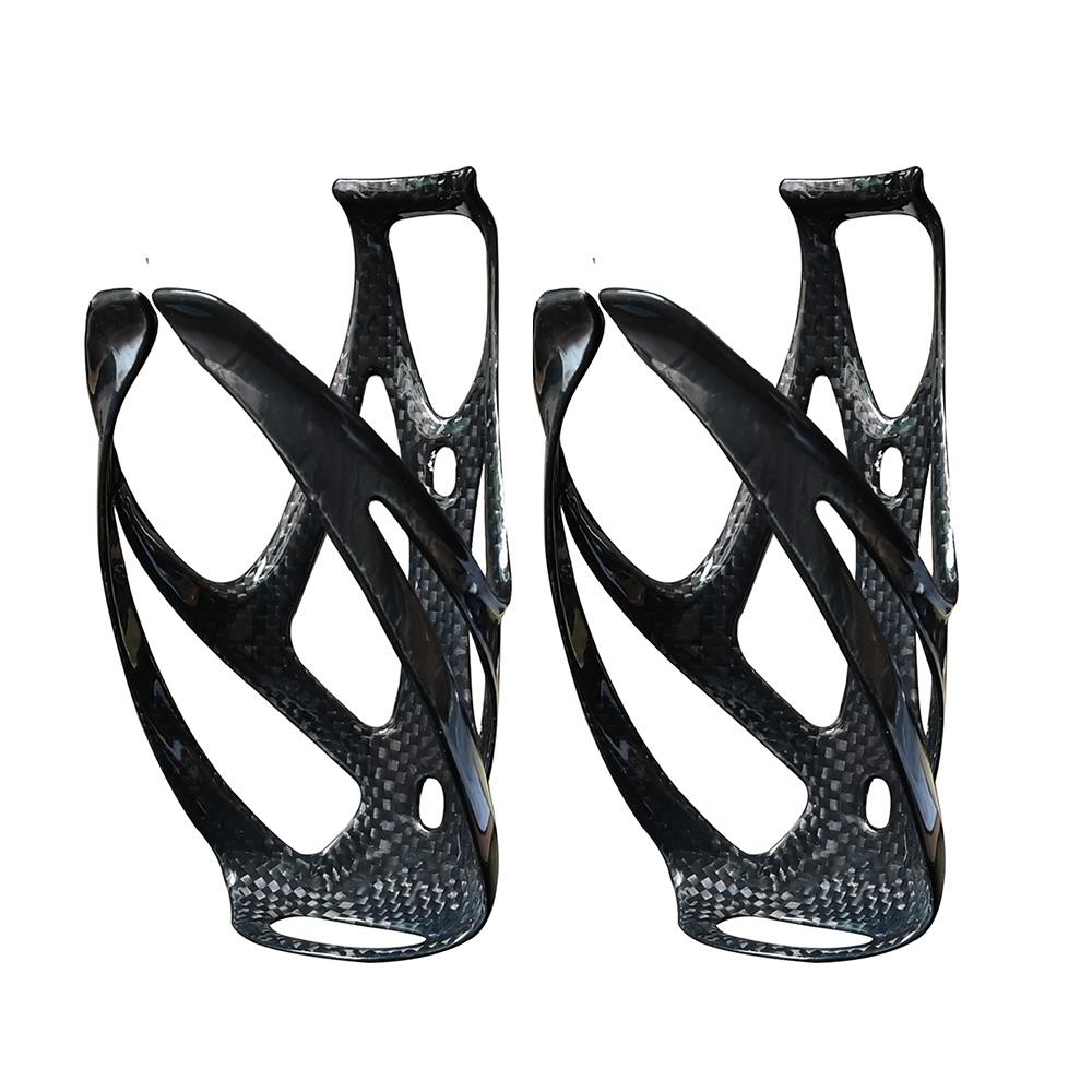 New 3K/UD Carbon Fiber Road Bike Bicycle Reliable Cycling MTB Drink Water Bottle Holder Cage Bottle Rack Bicycle Accessories