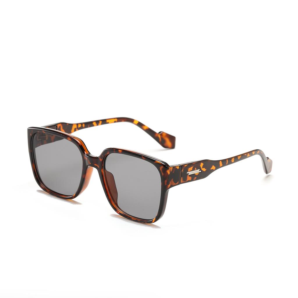 Очки 95161 Квадратные Большая оправа Мутная вода Оправа Под панцирь черепахи Ретро Солнцезащитные очки Женские Солнцезащитные очки Мужские