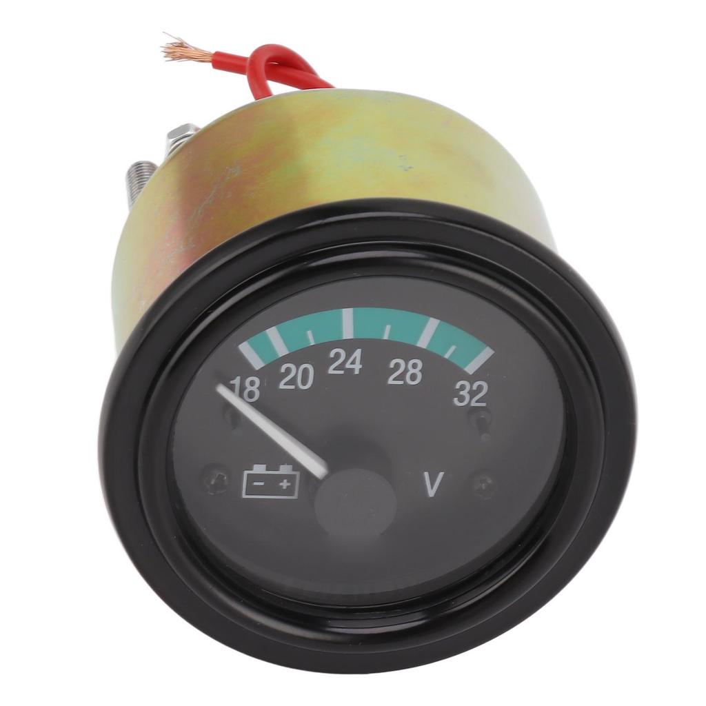 24V Diesel Generator Voltmeter Motor Voltage Meter for Bus Truck Agricultural Vehicle Tractor