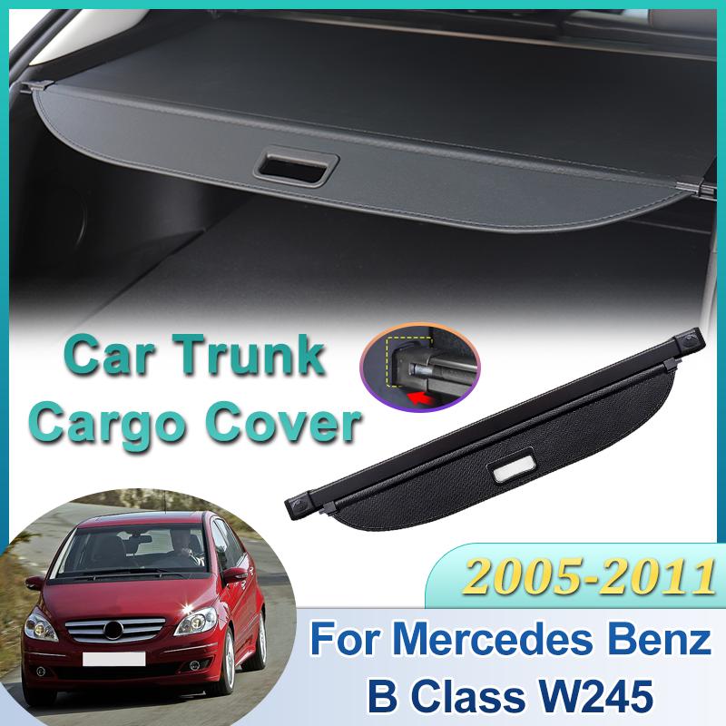 For Mercedes Benz B Class W245 B200 2005-2011 Car Trunk Cargo Cover Luggage Tray Storage Security Partition Mat Car Accessories