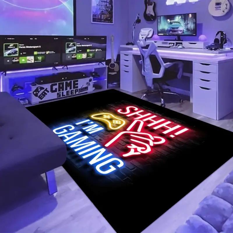 3D Ковер-контроллер для игровой консоли для гостиной, детской спальни, коврик для ползания, нескользящий, декор для киберспортивного зала, ковер, домашний придверный коврик