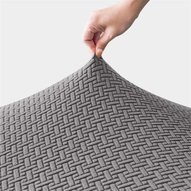 Pure Color Tub Chair Cover Elastic Durable Armchair Slipcover Club Sofa Slipcover With Cushion Cover Furniture Cover