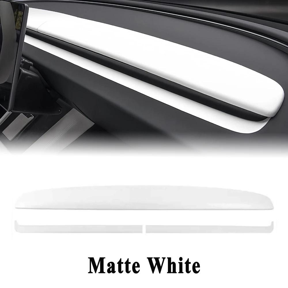 Front Center Console Dashboard Cover Inner Panel Decorative Trim For Tesla Model 3 Highland 2024+/ Model Y Juniper Launch 2025