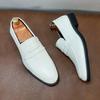 Fashion Men's Loafers Luxury Brand Leather Dress Shoes Breathable Slip-On Solid Formal Casual Shoes Handmade Designer Men Shoes Mocassin