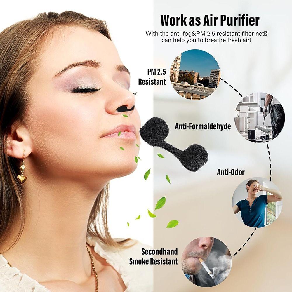 Outdoor Nose Filters Invisible Nostril Filters Accessories Sponge Nose Plug