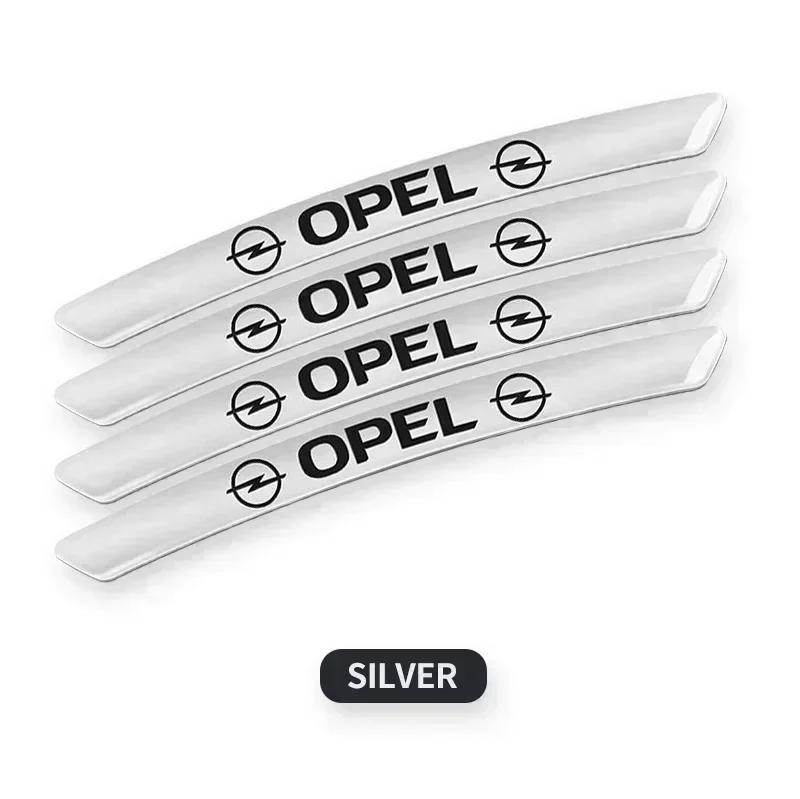 4Pcs Car Wheel Hub Stickers Alloy Metal Decals For Opel Meriva Corsa Astra Vivaro Signum Insignia Mokka Adam Combo Junior NE9