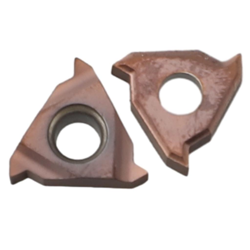 Набор из 7 твердосплавных пластин для держателя токарного инструмента с хвостовиком 10 мм CCMT060204/11IR/11ER