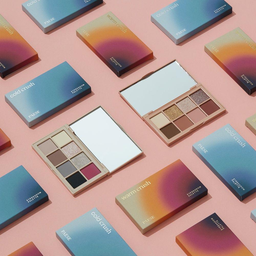 Paese cold crush eyeshadow palette paleta 8 cieni do powiek 11g