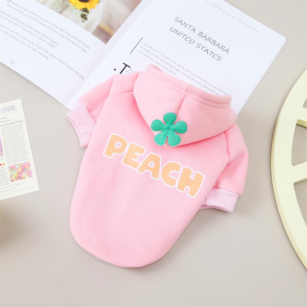 Classic Fruit Print Sphynx Cat Hoodie Sweater Autumn Winter Warm Pet Clothes for Cats Gotas Garfield Katten Dog mascotas Costume