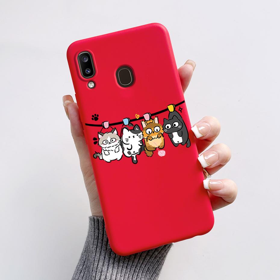 Чехол для Samsung Galaxy A20 A20e A20s Стильный Расписной Мягкий ТПУ Чехол для Телефона для Samsung A20 A 20 20s 20e A205 A202 A207 Обложка