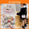 Shoulder Handbag Pearl Bag With Lightweight Pu Material Chain Bag Kids For