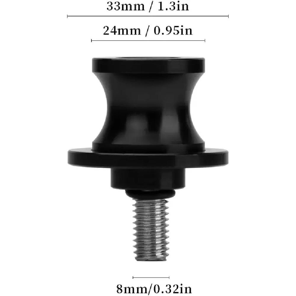 Motorcycle Swingarm Spools M8 For S1000RR 2008-2025 S1000R 2014-2025 CNC Aluminum Paddock Stand Bobbinsand Accessories