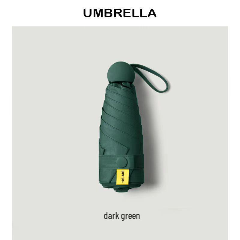 50% скидка на женский портативный солнцезащитный зонт - Защита от УФ-лучей, Ручное складывание, Зонт от дождя и солнца