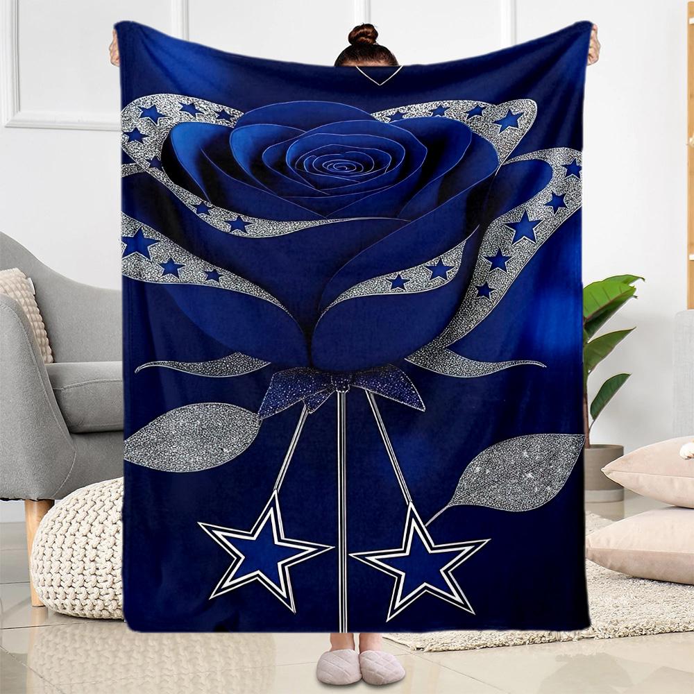 Dallas Blanket Warmthful Decor Suitable for Office Chair Chair Bed for All Seasons Modern Birthday Christmas Gift Blanket