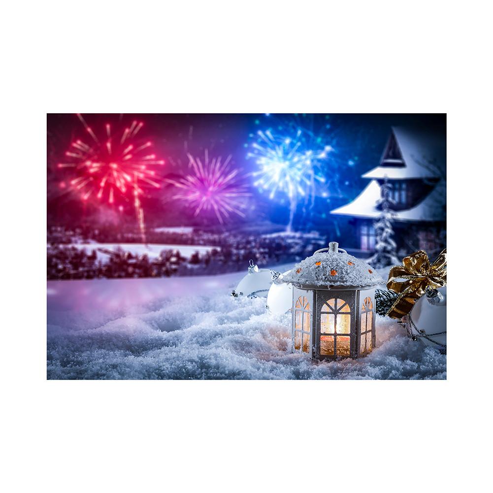 Рождественский постер со снежной сценой, фестивальные фоновые декорации для домашнего декора, вечеринок, студий, уличных празднований, свадьбы