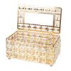 Shiny Cube Paper Towel Storage Box Sparkly Paper Dispenser  Living Room
