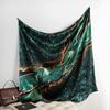 Green Gilt Aurora Satin Silk Large Square Scarf Silk Scarf Women'S Autumn And Winter Mulberry Silk Scarf Shawl Mother