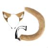Animal Ears and Tail Set Headband for Stage Performance Party