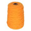 Tufting Yarn Orange 437yd Long 0.2in Wide Shrink Resistant Cotton Polyester Carpet Knitting Yarn