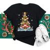 Cute Christmas Graphic T Shirt With Funny Wine Glass Snowman Santa Hat Elements Designs Stylish Casual Short Sleeve Tee
