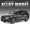 1/18 BMW X5M 2025 Внедорожник Сплав Модель автомобиля Литые Металлические Внедорожники Модель автомобиля Высокая Симуляция Коллекция Детская Игрушка Подарок