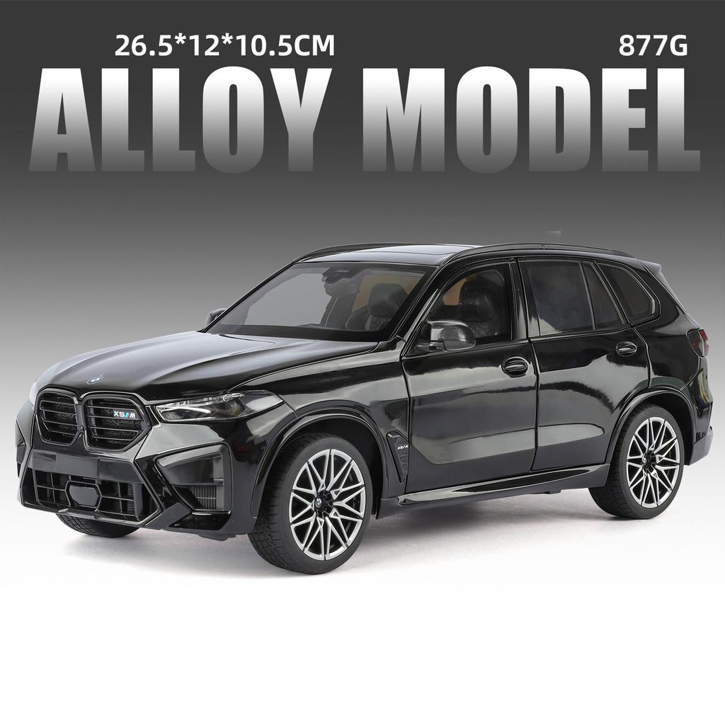 1/18 BMW X5M 2025 Внедорожник Сплав Модель автомобиля Литые Металлические Внедорожники Модель автомобиля Высокая Симуляция Коллекция Детская Игрушка Подарок