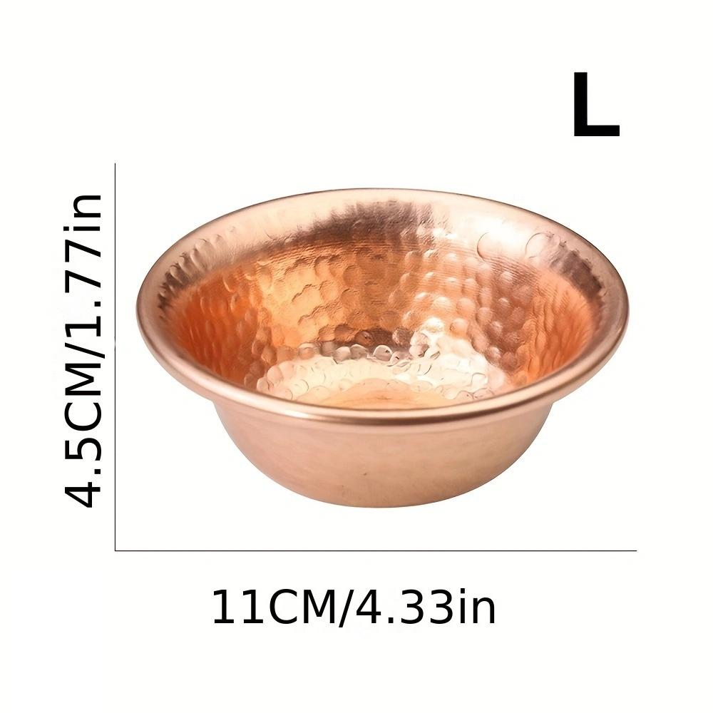 Непальская чаша для подачи воды из чистой меди, чаша для подачи воды ручной работы с узором молотка, чаша для святой воды для Будды, буддийские принадлежности