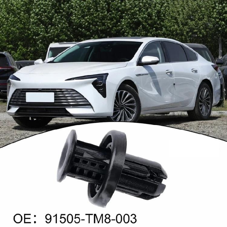 Зажим-фиксатор бампера автомобиля Прочные пластиковые фиксаторы 91505TM8003 Набор зажимов-фиксаторов для автомобиля