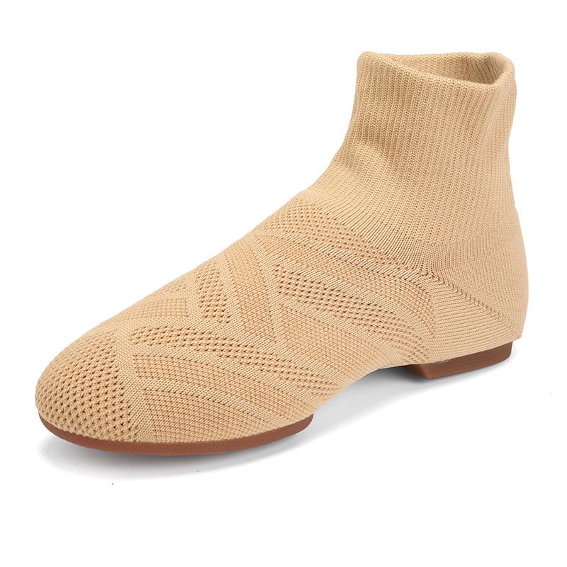 High Top Jazz Dance Mesh Breathable Dance Shoes Modern Ballet Training Shoes for Teacher Shoes