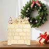 LED Advent Calendar with 24 Storage Drawers Holiday Decoration Christmas Ornament for Kids Living