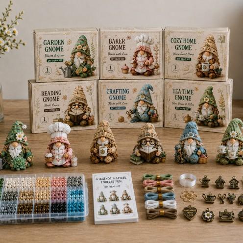 New 3D Beaded Figurine Kit Ideal DIY Gift Set with Beautiful Packaging for Craft Lovers