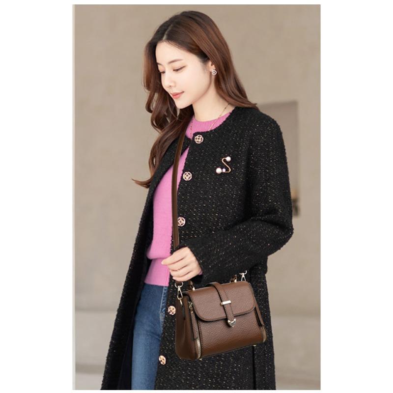 Модная женская сумка через плечо, Высококачественная сумка кроссбоди из искусственной кожи, Простая сумка на плечо, Повседневная сумочка, Подходящая для ежедневного использования и шопинга