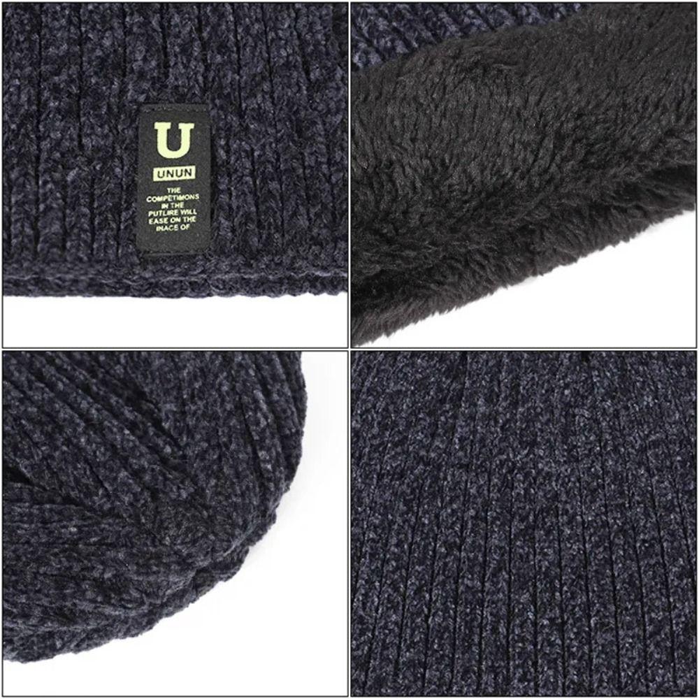 Comfortable Beanies Cap Soft Knitted Cap Fashion Men's Winter Knit Hats