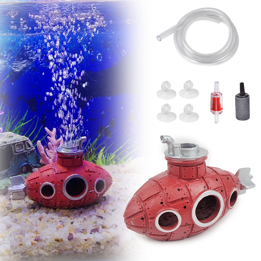 Resin Submarine Ornaments Fish Shrimp Shelter Cave Landscaping Accessories for Aquarium Fish Tank Decorations