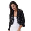 Ladies Half Sleeve Lace Bolero Shrugs Elegant Ruffle Open Front Cardigans Wedding Party Dress Accessaries
