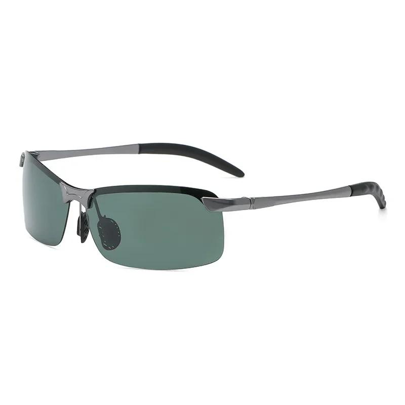 PC Frame Polarised Anti-glare Sunglasses Day And Night Dual-use Driver Night Vision Goggles Men's Outdoor Sports Equipment
