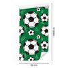 Soccer ball wallpaper on a green background for the living room and bedroom 50x1000