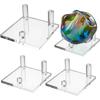 Acrylic Display Stand Holder Suport Shelf Base For Minerals Rock Specimens Geode Stones Jewelry Small Collectibles Display Rack