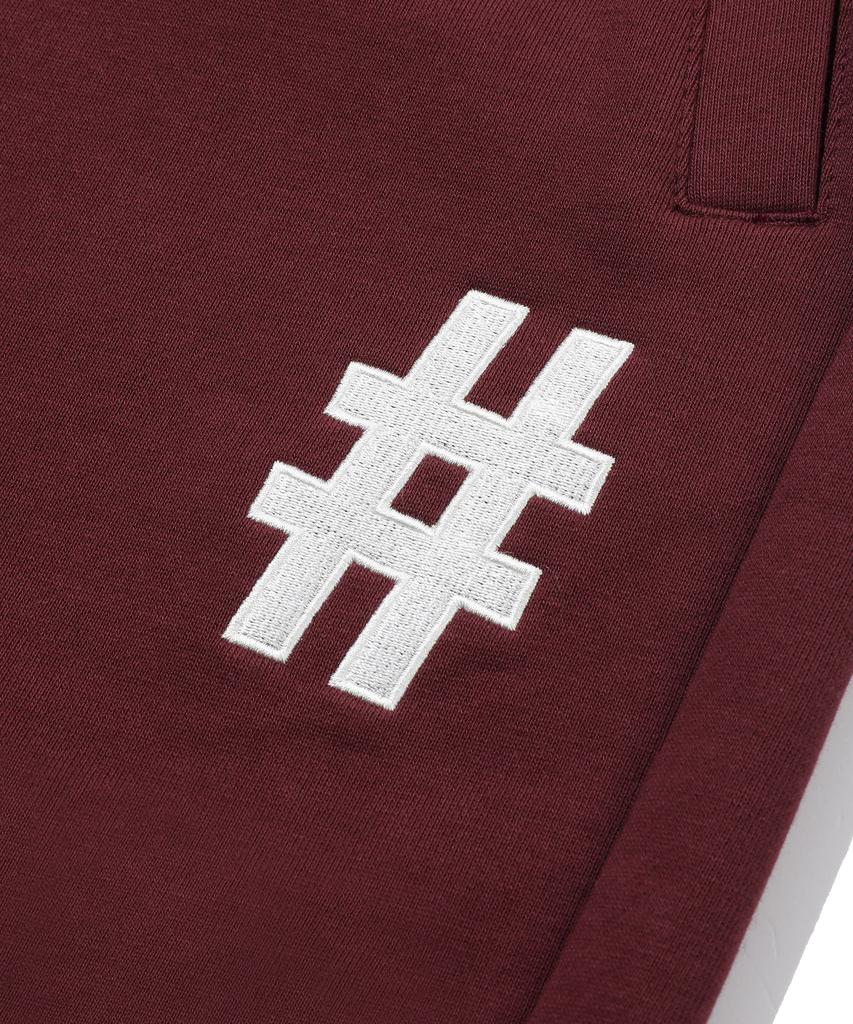 BEENTRILL NEWYORK Классические шорты Hashtag с комфортной посадкой (Ягода)