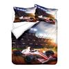 3D Printed Racing Bedding Set King Queen Bed Down Duvet Cover Pillowcase 2/3pc Speed Racing Bed Cover Teenagers Boys Men's Cover Gift