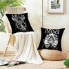 Metal AArch EnemyS Cushion Cover Breathable and skinfriendly linen pillowcase square removable and washable cushion