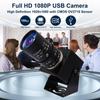 SVPRO 1080P USB Camera with Manual Zoom Full HD Web Compatible with Machine Industrial and Video Conferencing 5-50mm Lens, 100fps/60fps/30fps Images,