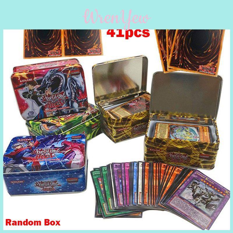 Яркая Железная Коробка Игральные Карты Yugioh Для Семейного Развлечения и Коллекционеров