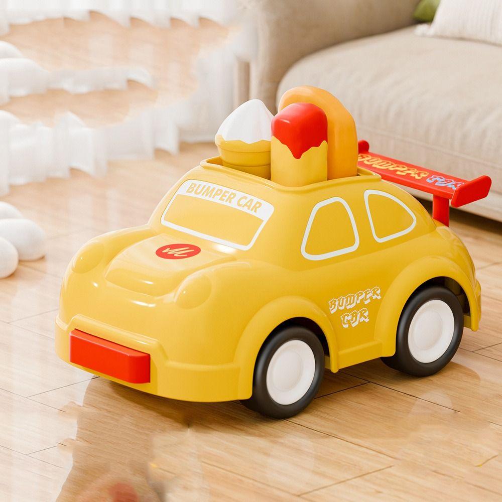 Cartoon Design Pull Back Simulation Car Toy Inertia Power Pull Back Cars Model Christmas Gift