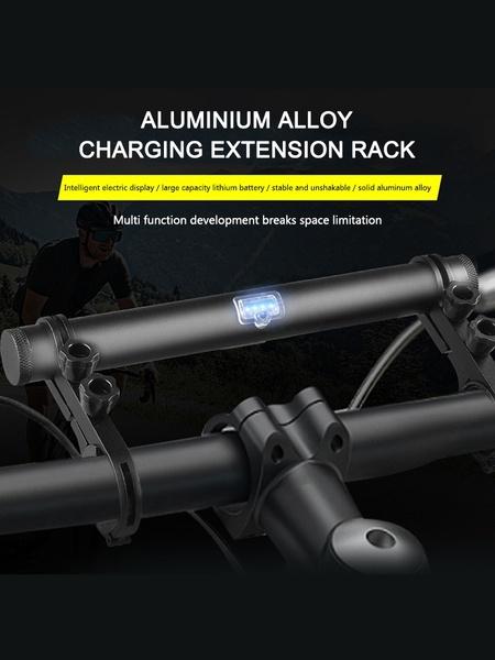 Удлинитель руля велосипеда с USB-зарядкой, внешний аккумулятор, велосипедный кронштейн из алюминиевого сплава, зажим, удлинитель, опорный держатель, стойка, велосипедные аксессуары