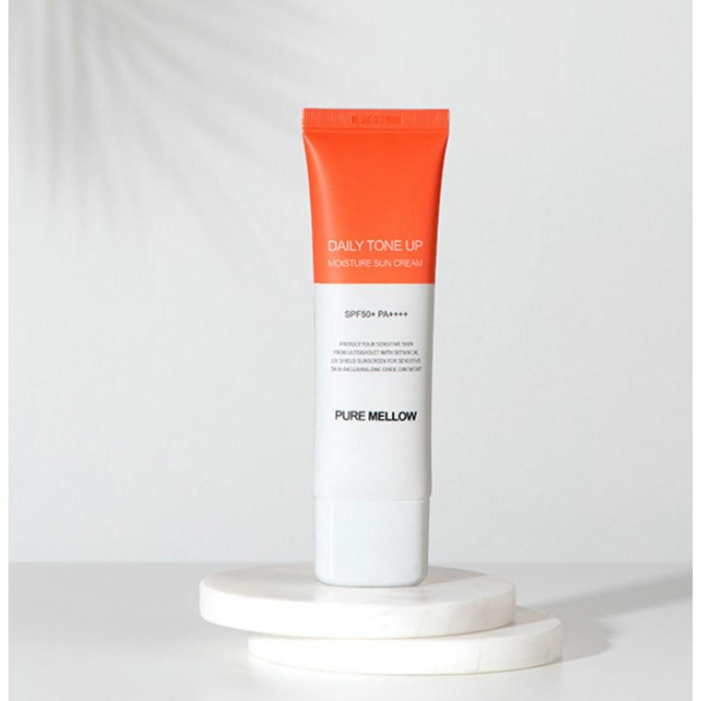 Pure Mellow Ежедневный увлажняющий солнцезащитный крем Tone-Up SPF50+ PA++++, 50 мл, 2 шт.