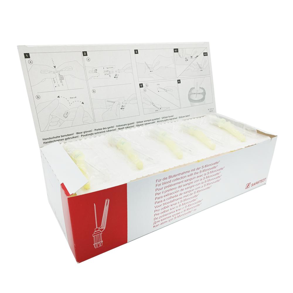 Safety Needle -Monovette 21G 0.8Mm X 38Mm Sarstedt 50Pcs