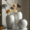 Country Style Ceramic Vase for Tabletop Decoration and Flower Arrangement